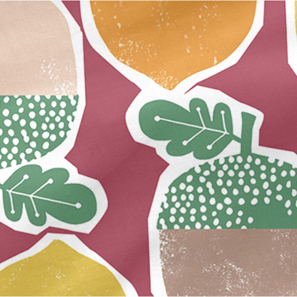 Funda de almohada HappyFriday Moshi Moshi Harvestwood Multicolor 50 x 75 cm