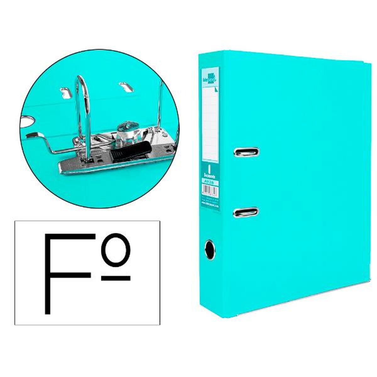 Carpeta de anillas Liderpapel AY28 Verde A4 (1 unidad)