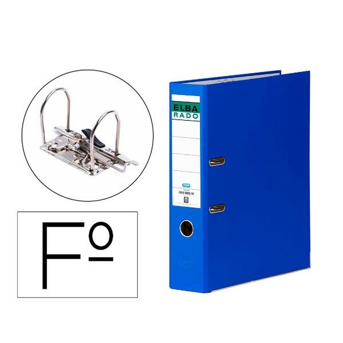 Carpeta de anillas Elba 100022669 A4 Azul oscuro (1 unidad)