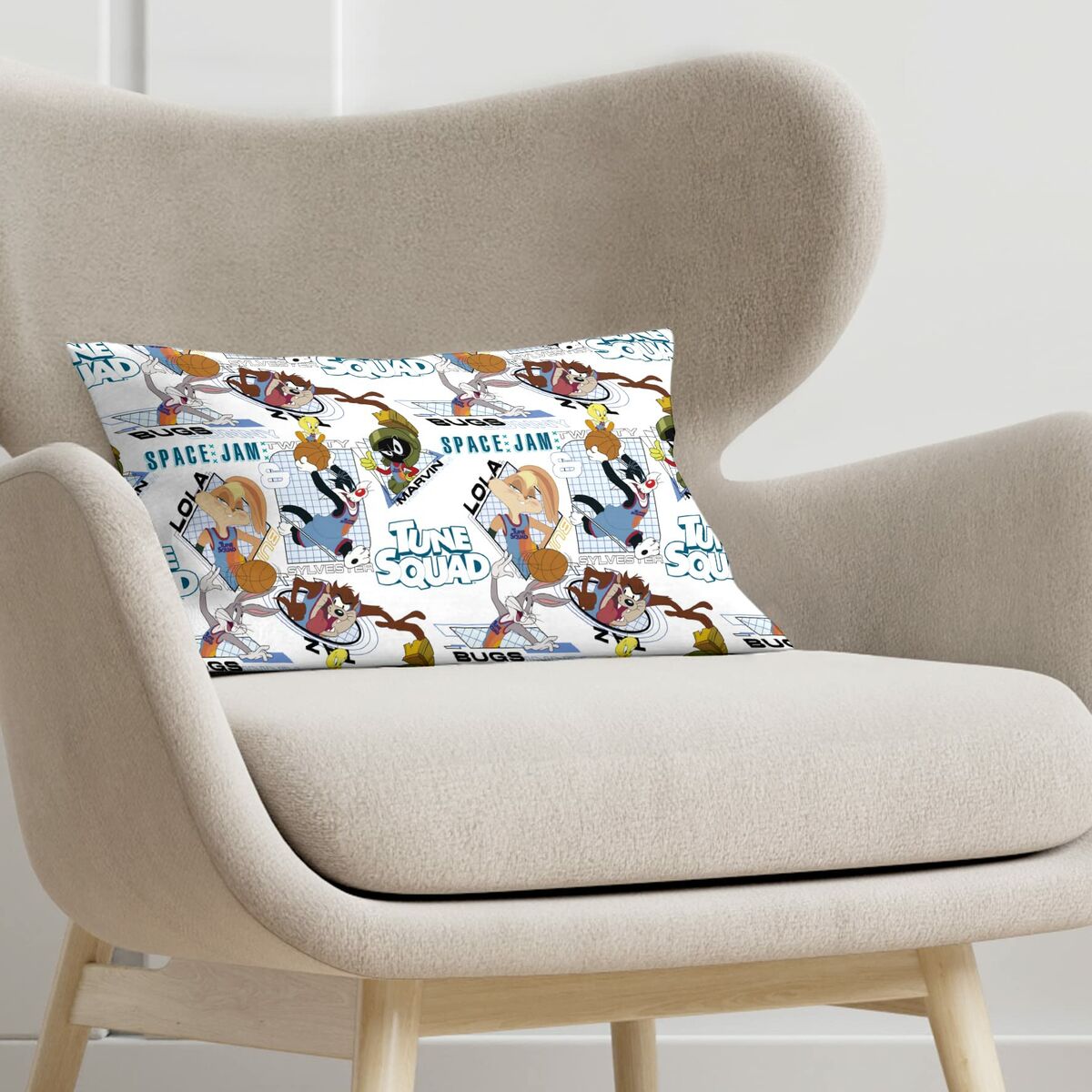 Funda de cojín Looney Tunes Ready to Play C Multicolor 30 x 50 cm