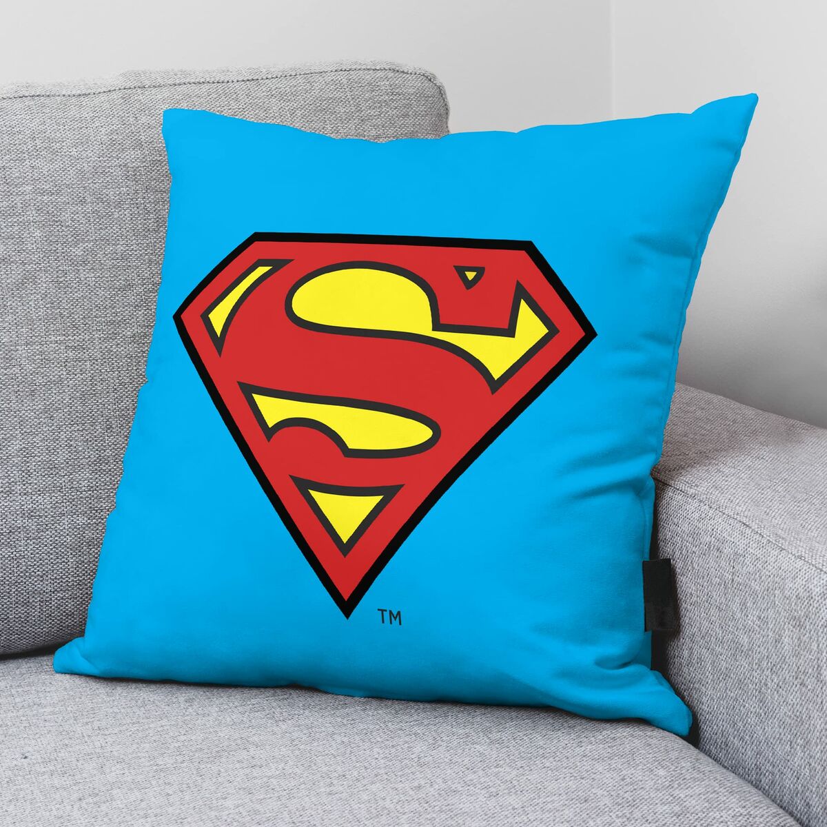 Funda de cojín Superman Superman A Azul Multicolor 45 x 45 cm