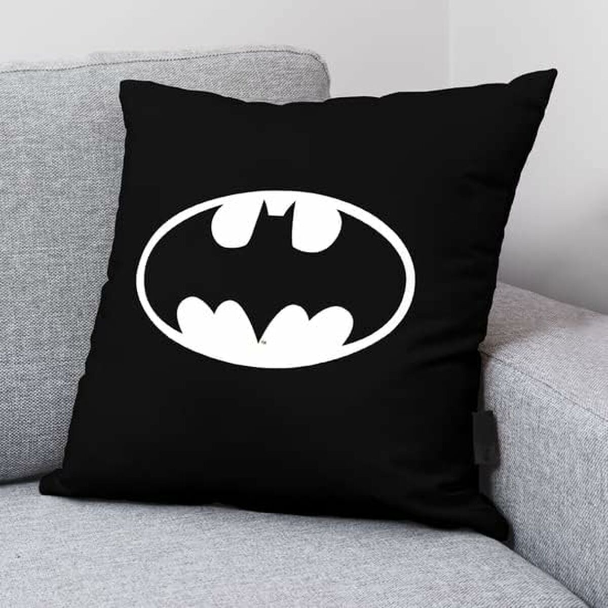 Funda de cojín Batman Batman Basic A Negro Multicolor 45 x 45 cm