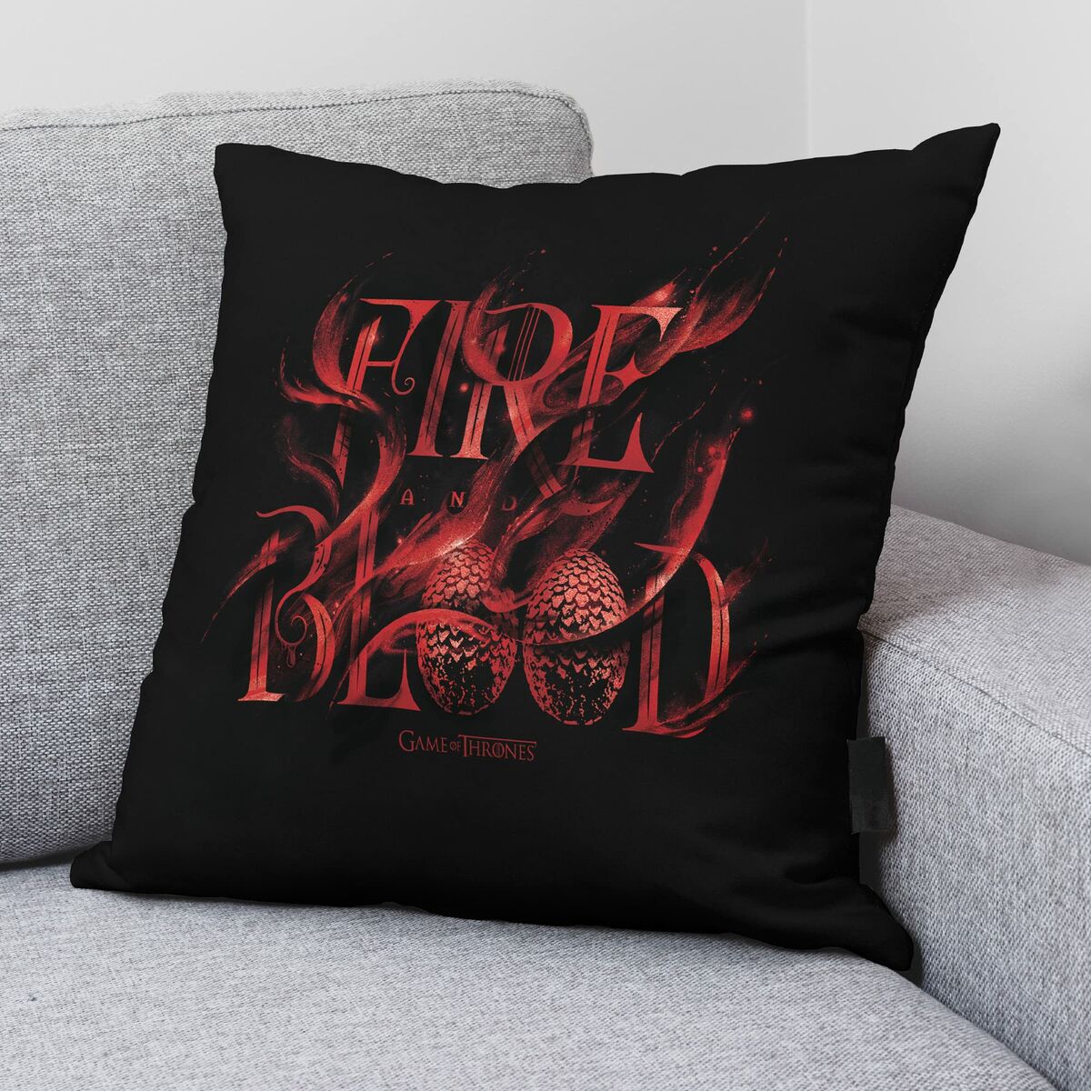 Funda de cojín Game of Thrones Fire Blood A Multicolor 45 x 45 cm