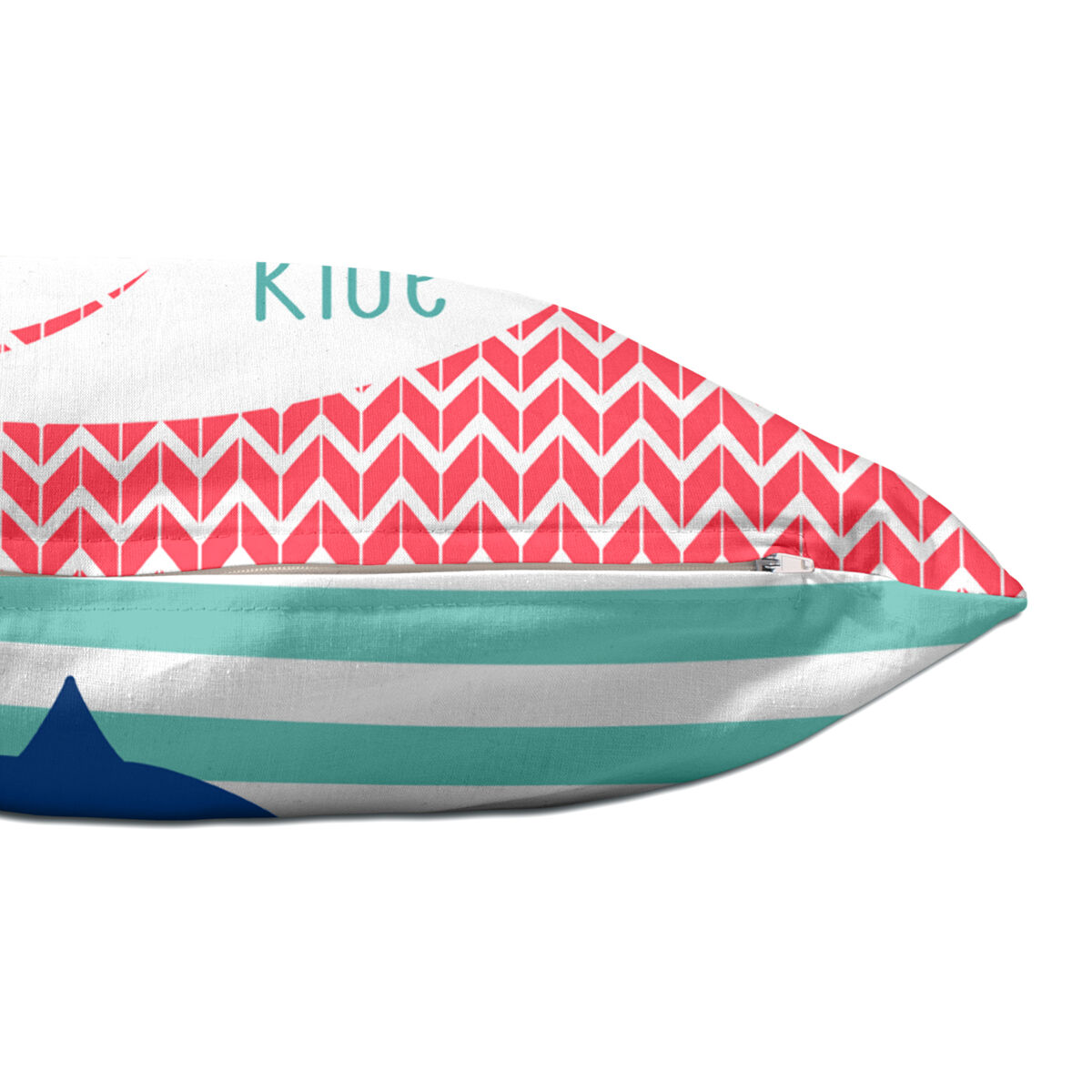 Funda de cojín HappyFriday Moshi Moshi Whale Multicolor 50 x 30 cm