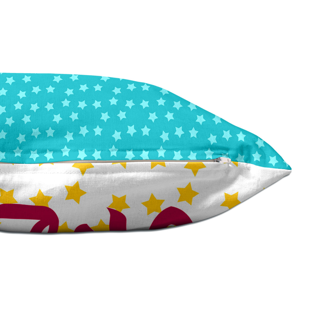 Funda de cojín HappyFriday Mr Fox Magic Rug Multicolor 50 x 30 cm