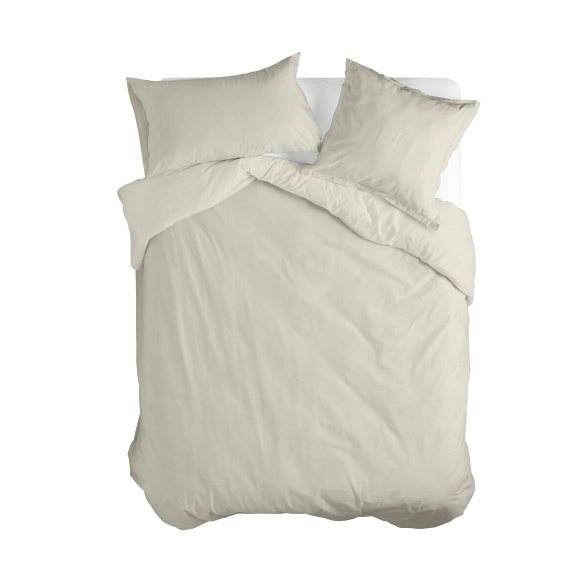 Funda Nórdica HappyFriday BASIC Beige 260 x 240 cm