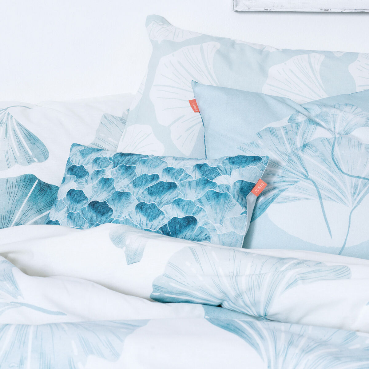 Funda Nórdica HappyFriday Blanc Ginkgo  Multicolor 140 x 200 cm