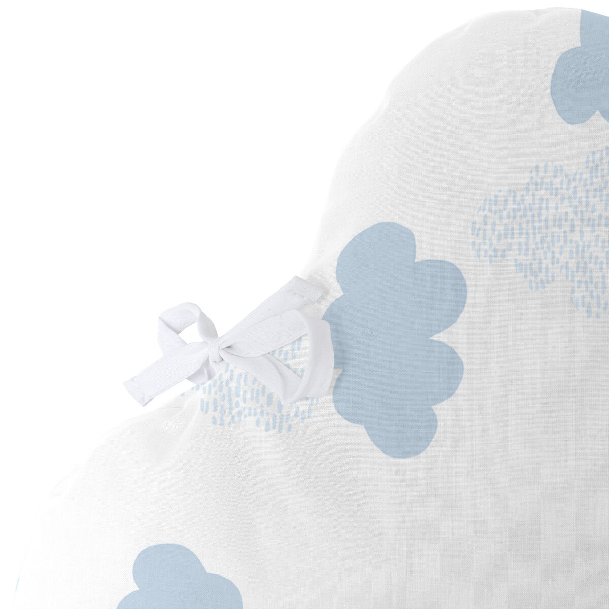 Protector de Cuna HappyFriday Basic Kids Clouds Azul 60 x 40 cm