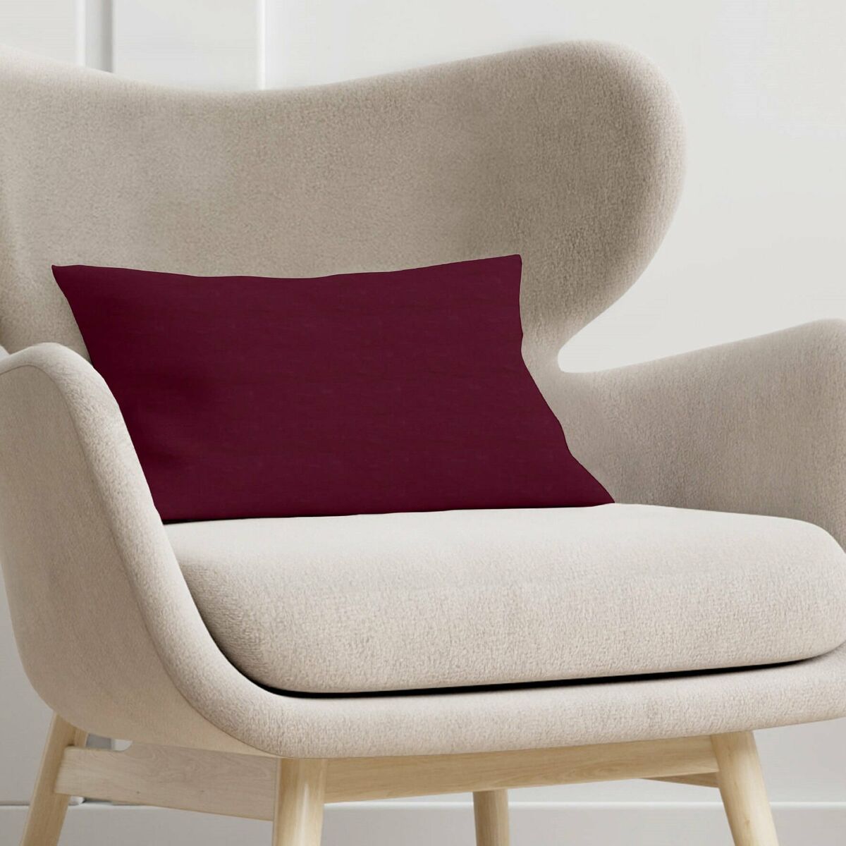 Funda de cojín Decolores liso 3 30 x 50 cm