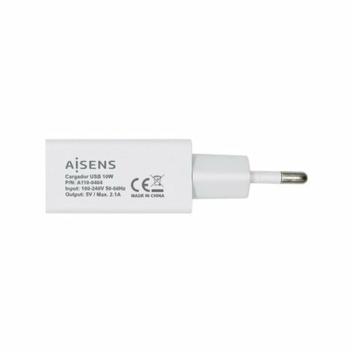 Cargador de Pared Aisens A110-0404 Blanco 10 W (1 unidad)