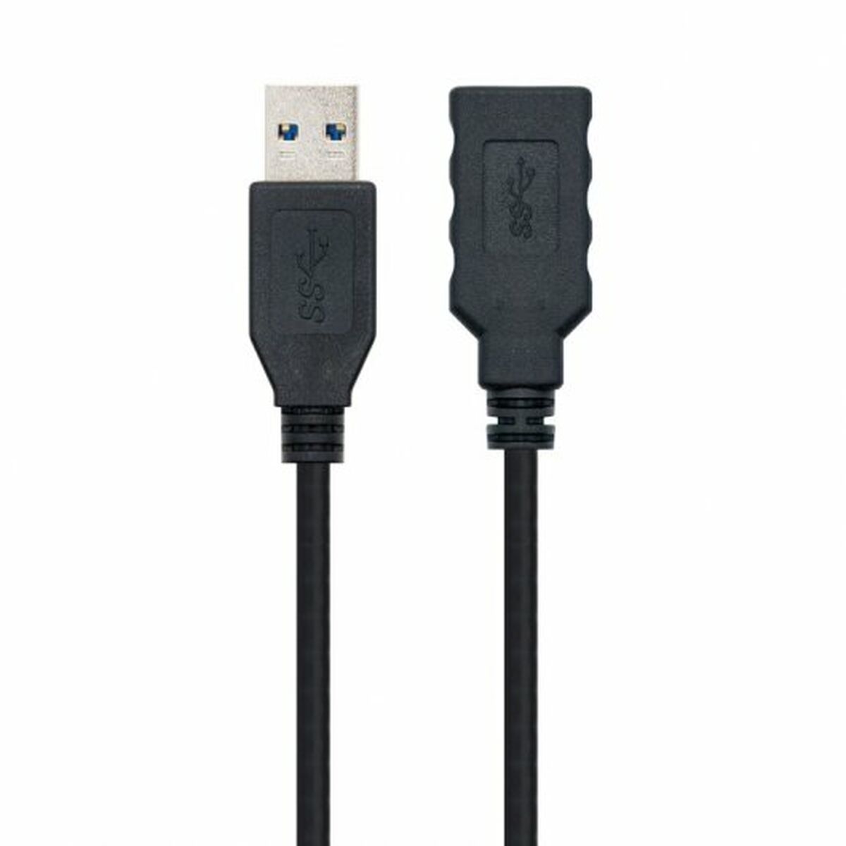 Cable USB NANOCABLE 10.01.0903-BK Negro 3 m