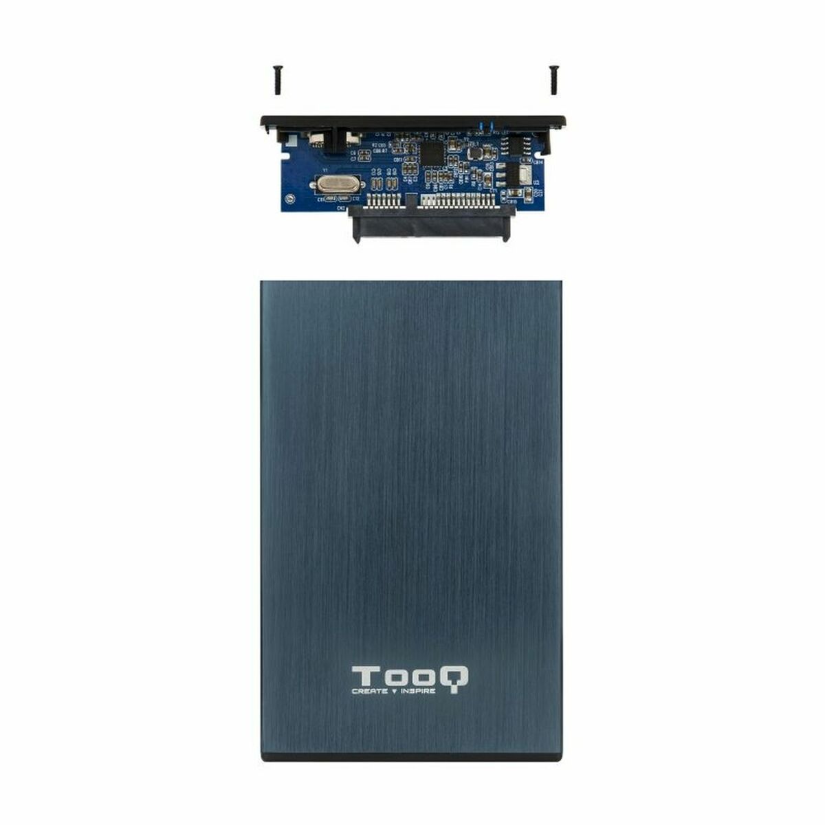 Caja Externa TooQ TQE-2527PB Azul 2,5"