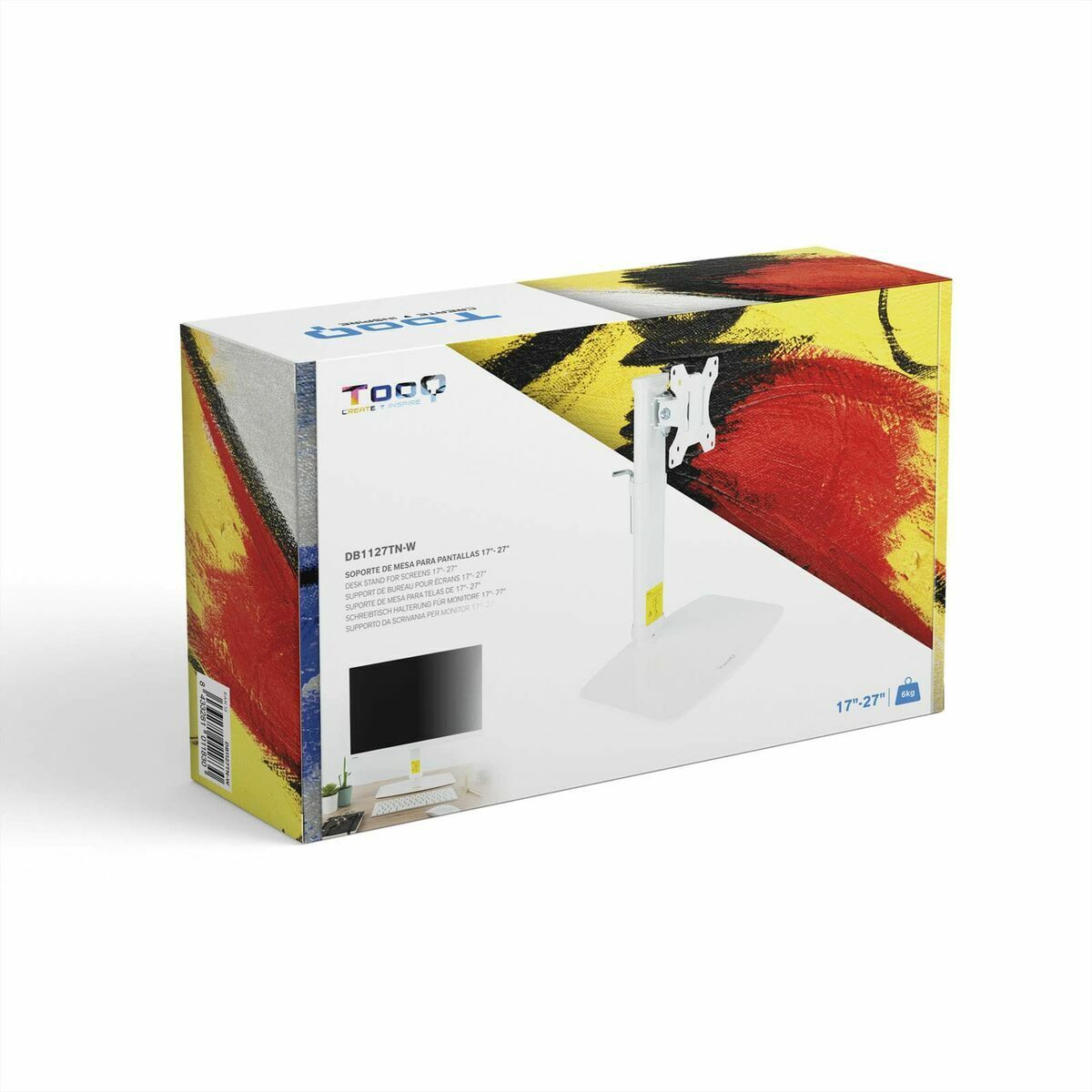 Soporte de Mesa para Pantalla TooQ DB1127TN-W 17"-27"