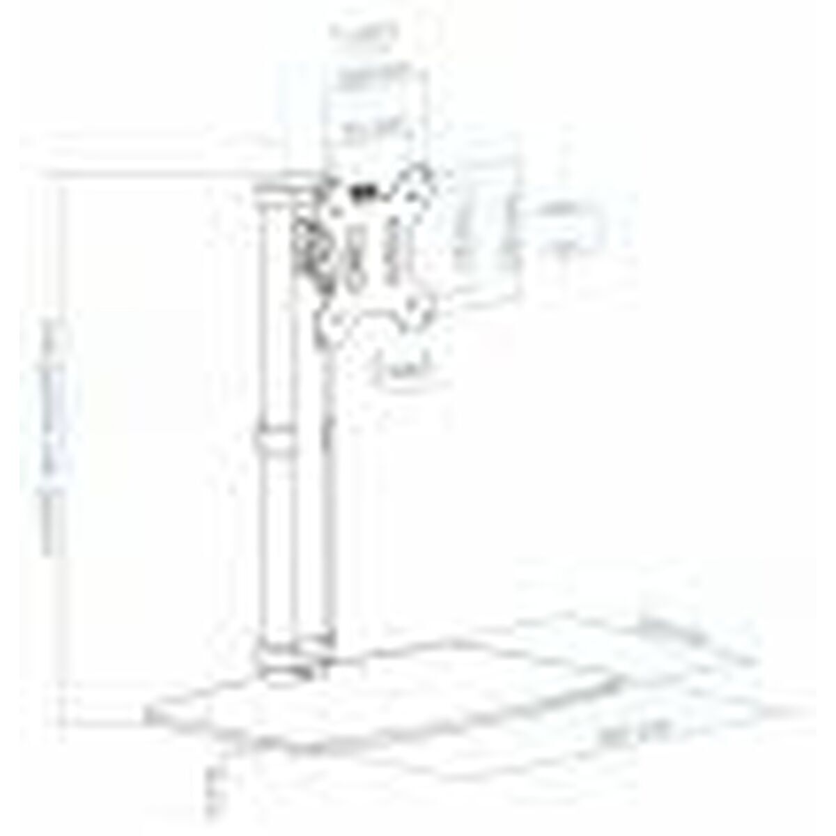 Soporte de Mesa para Pantalla TooQ DB1127TN-W 17"-27"