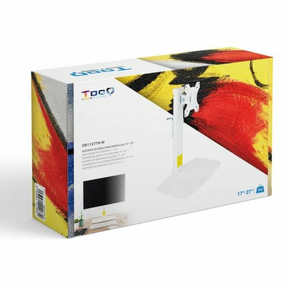 Soporte de Mesa para Pantalla TooQ DB1127TN-W 17"-27"