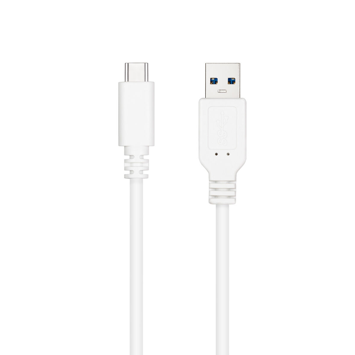 Cable USB-C NANOCABLE 10.01.4001-L150-W Blanco 1,5 m