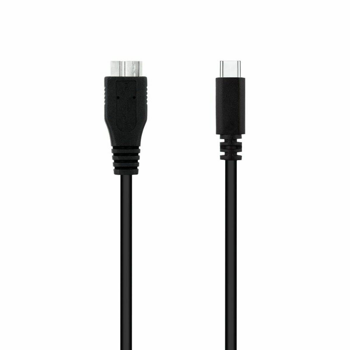 Cable USB a micro USB NANOCABLE 10.01.1201-BK Negro 1 m (1 unidad)