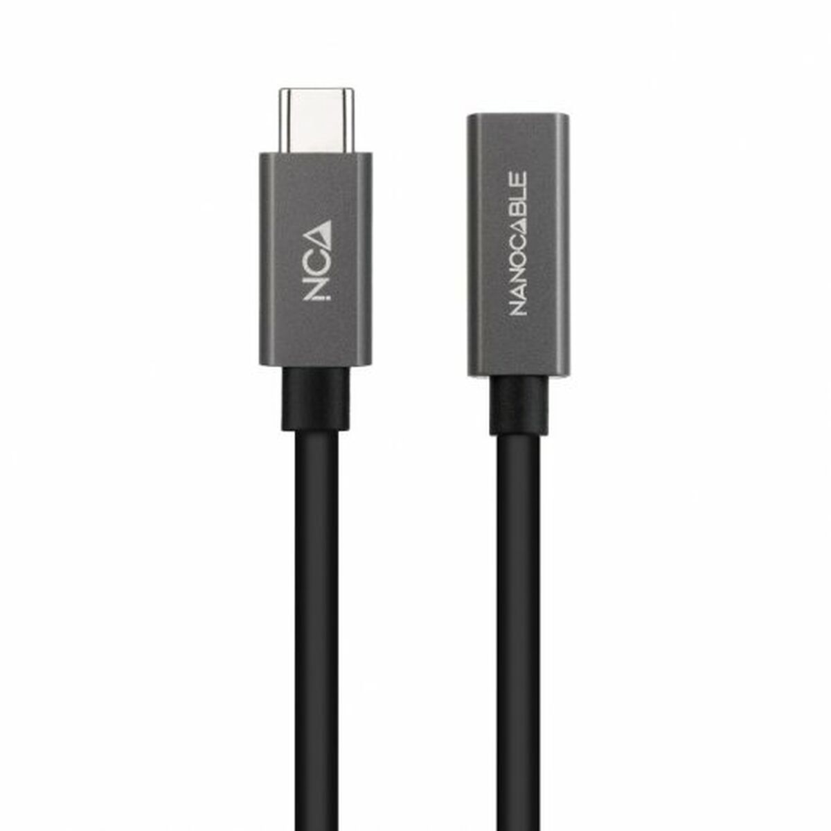 Cable Alargador USB-C NANOCABLE 10.01.4401-L150 Negro 1,5 m (1 unidad)