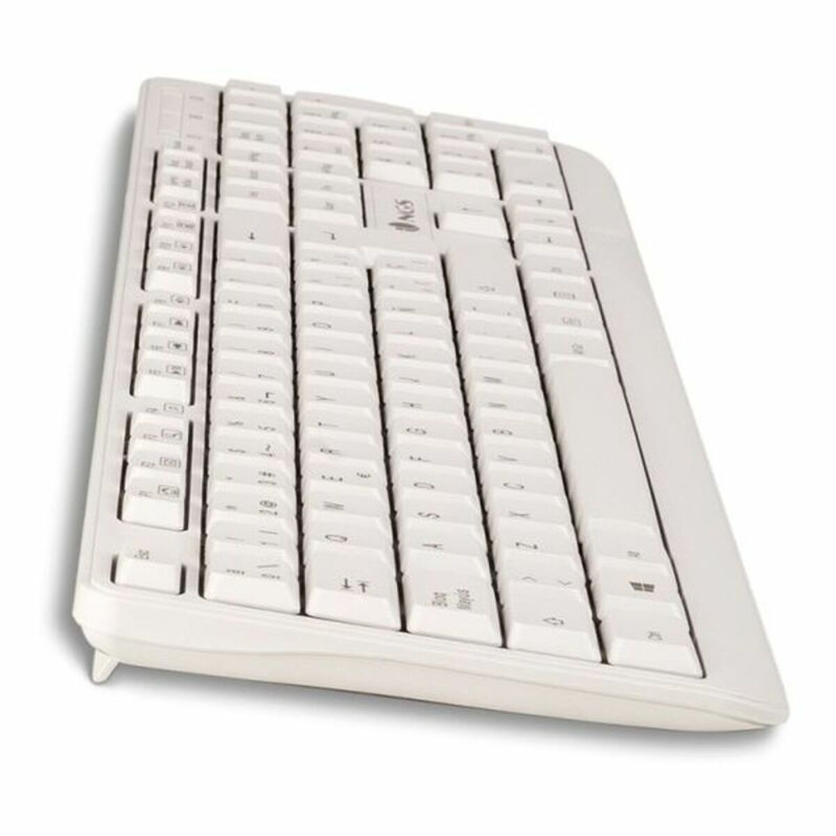 Teclado NGS NGS-KEYBOARD-0284 Blanco Qwerty Español