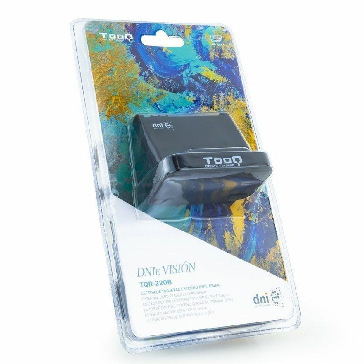 Lector de Tarjetas Inteligentes TooQ TQR-220B Negro