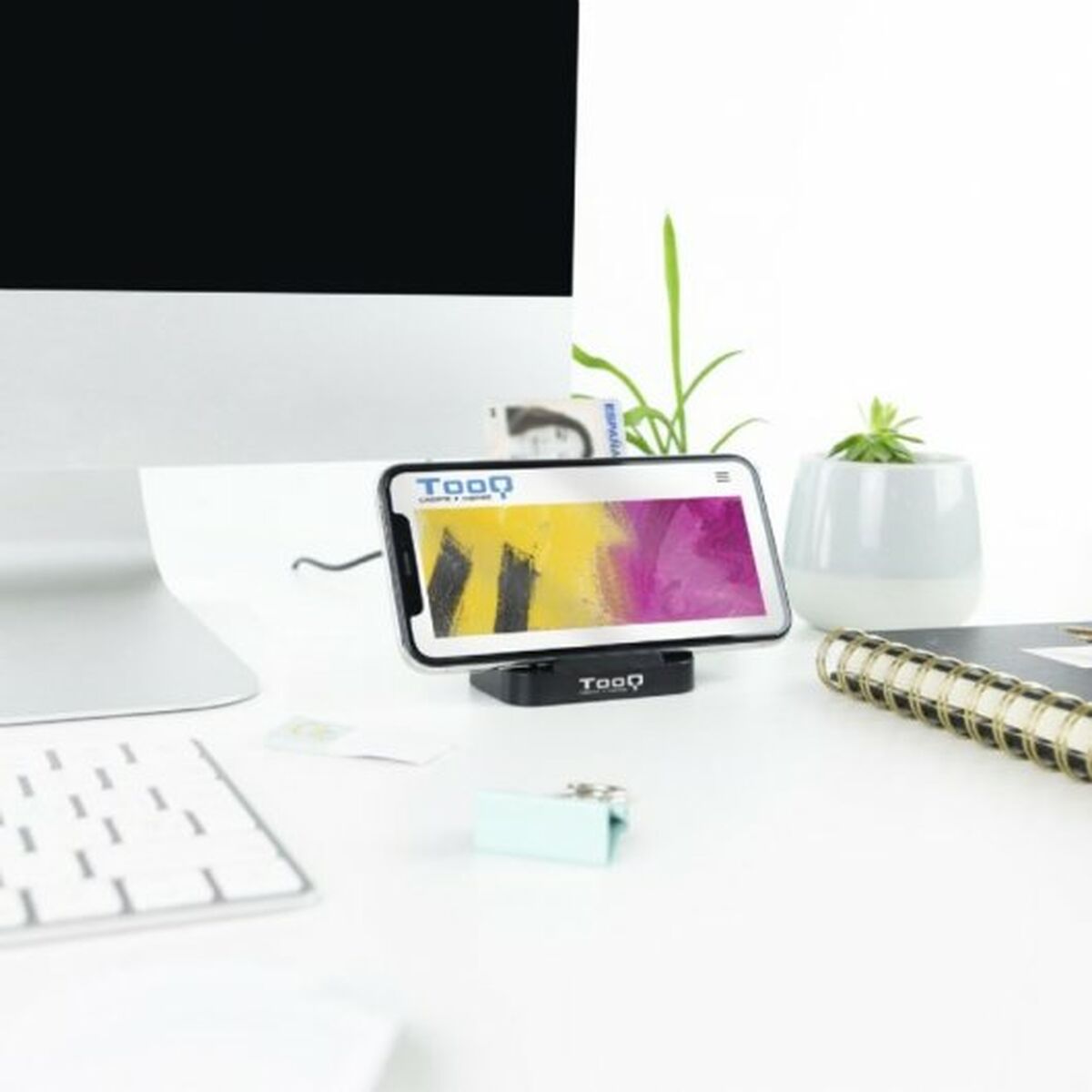 Lector de Tarjetas Inteligentes TooQ TQR-220B Negro