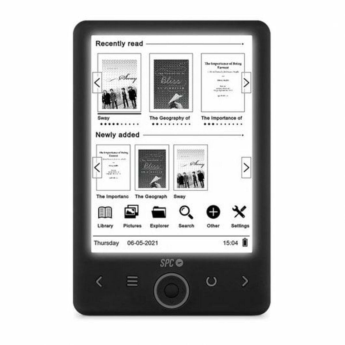 eBook SPC Dickens Light 2 Negro 128 GB 6"
