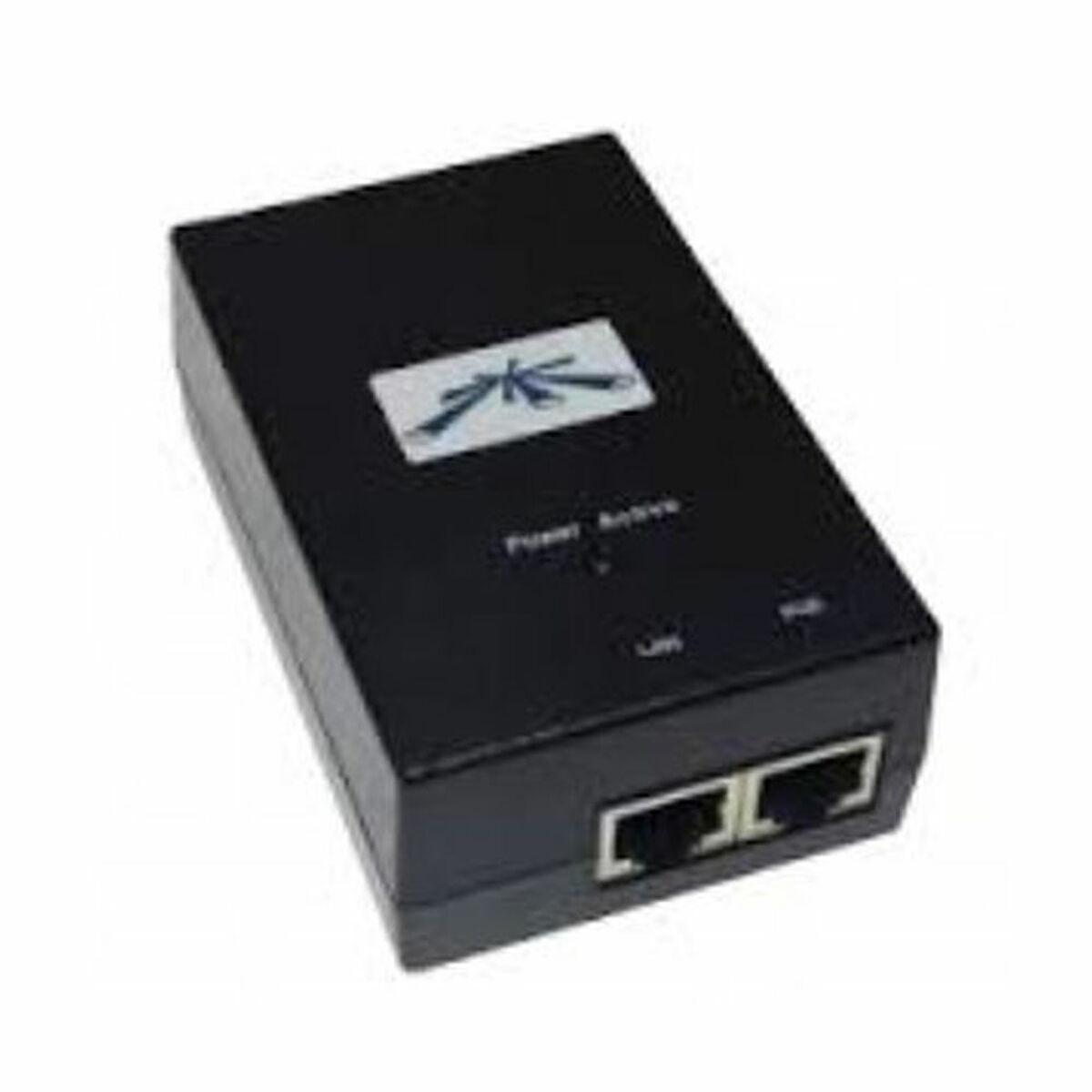 Inyector PoE UBIQUITI POE-48 Gigabit Ethernet 24 W Negro