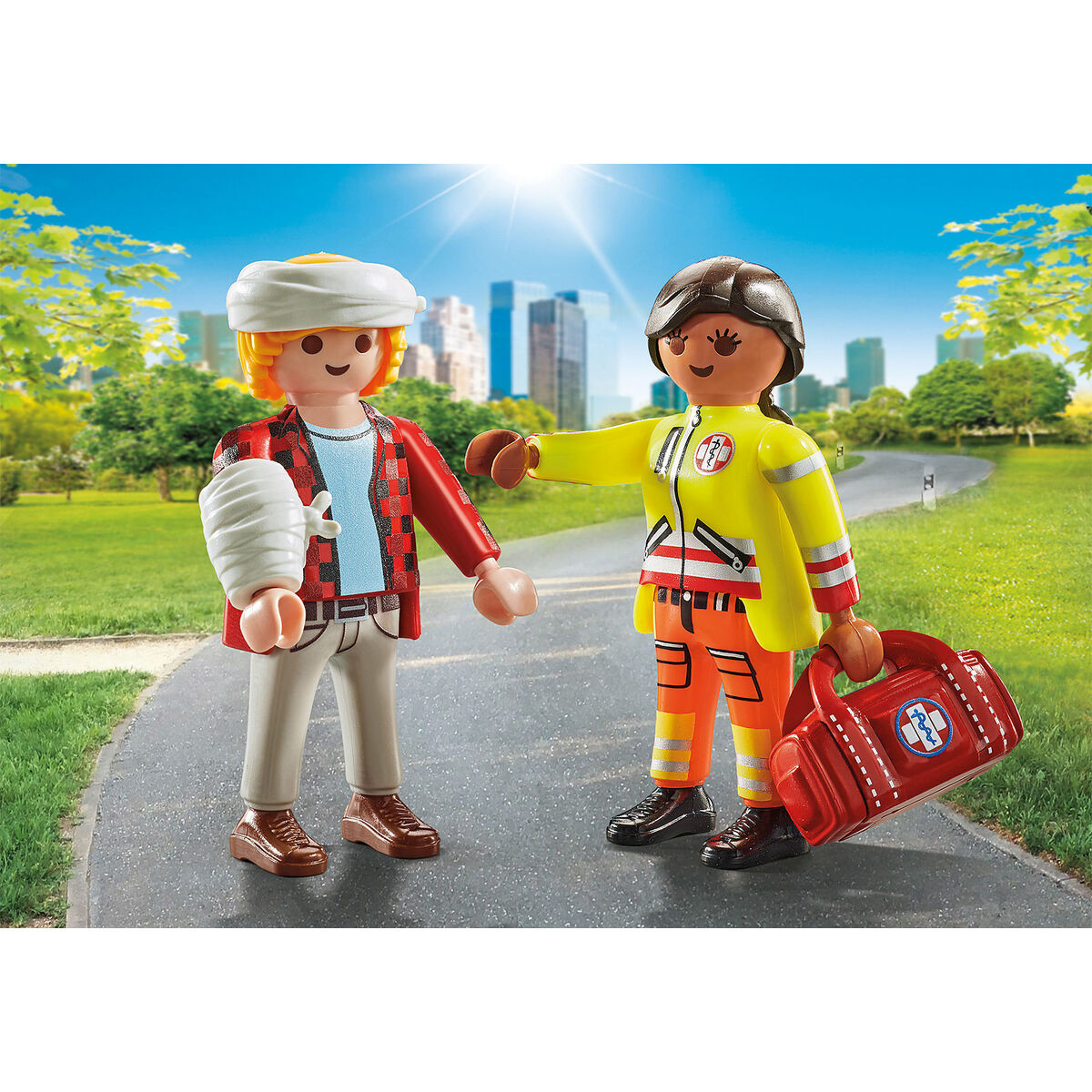 Playset Playmobil 71506 Médico 6 Piezas