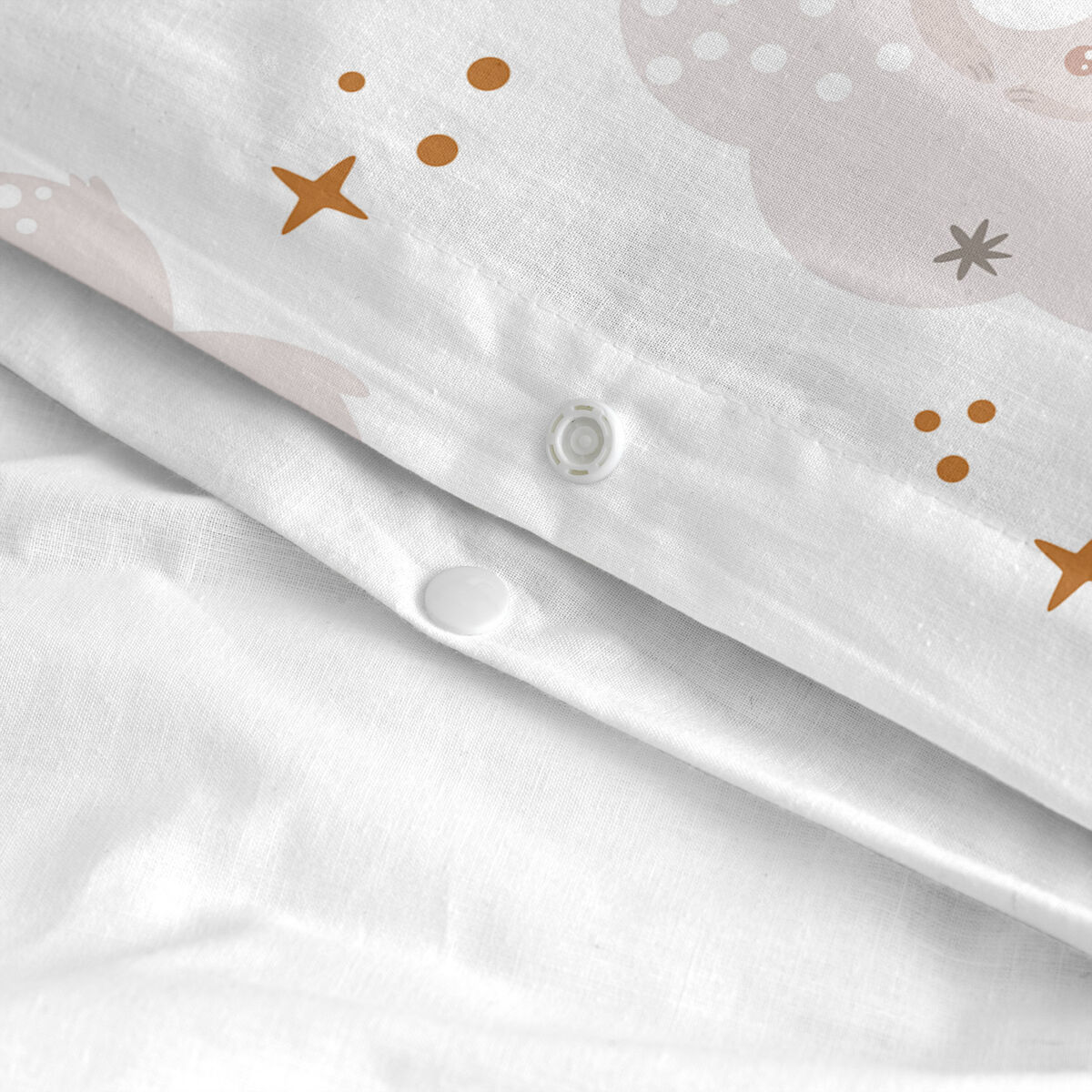 Juego de funda nórdica HappyFriday Moshi Moshi Baby Koala Multicolor Cama de 80 2 Piezas