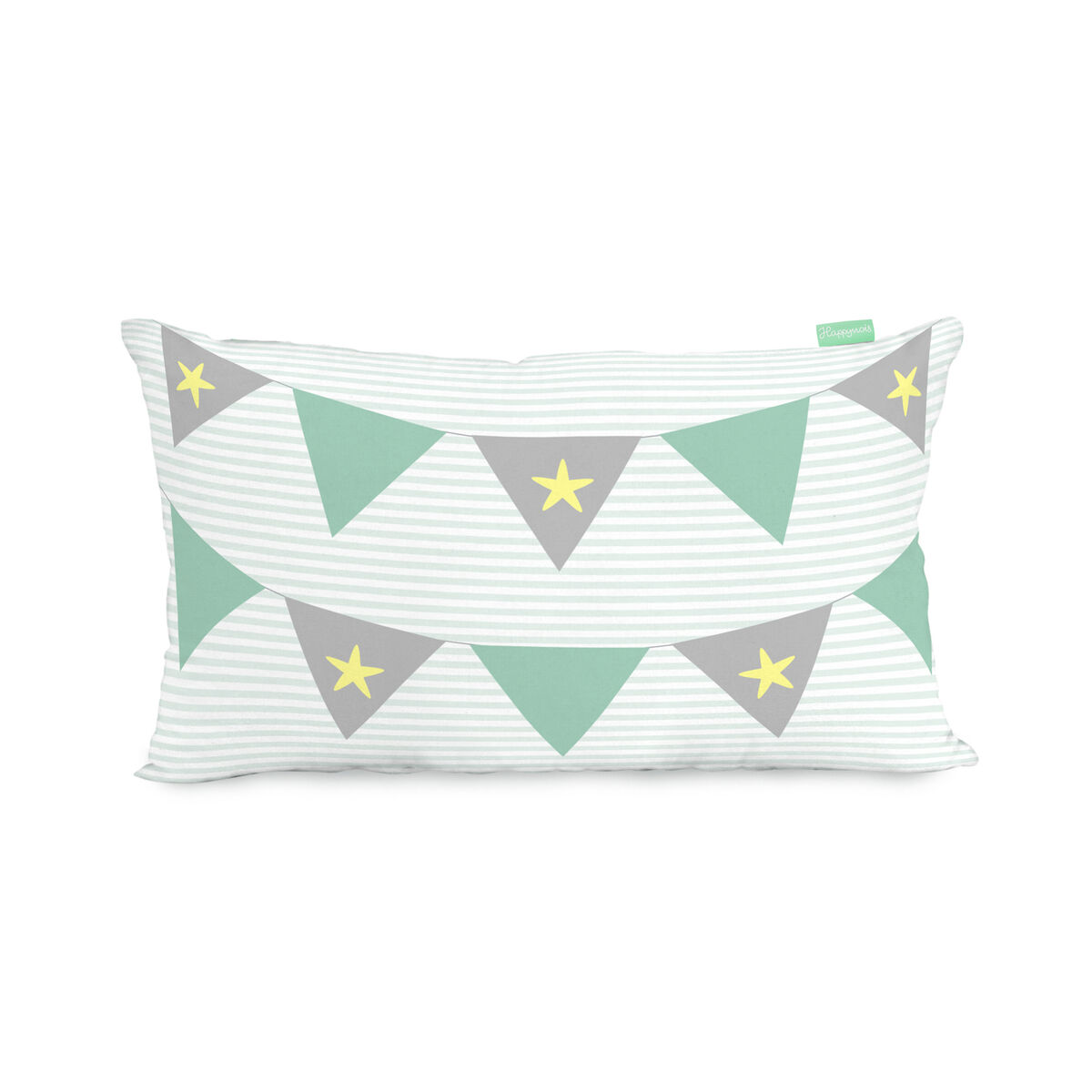 Funda de cojín HappyFriday Air balloon Multicolor 50 x 30 cm