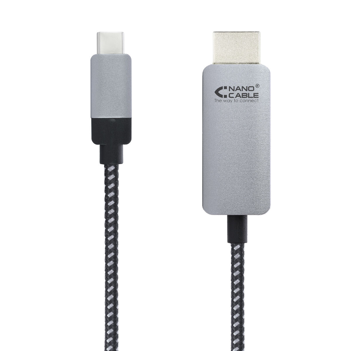 Cable USB-C a HDMI NANOCABLE 10.15.5102 1,8 m Negro