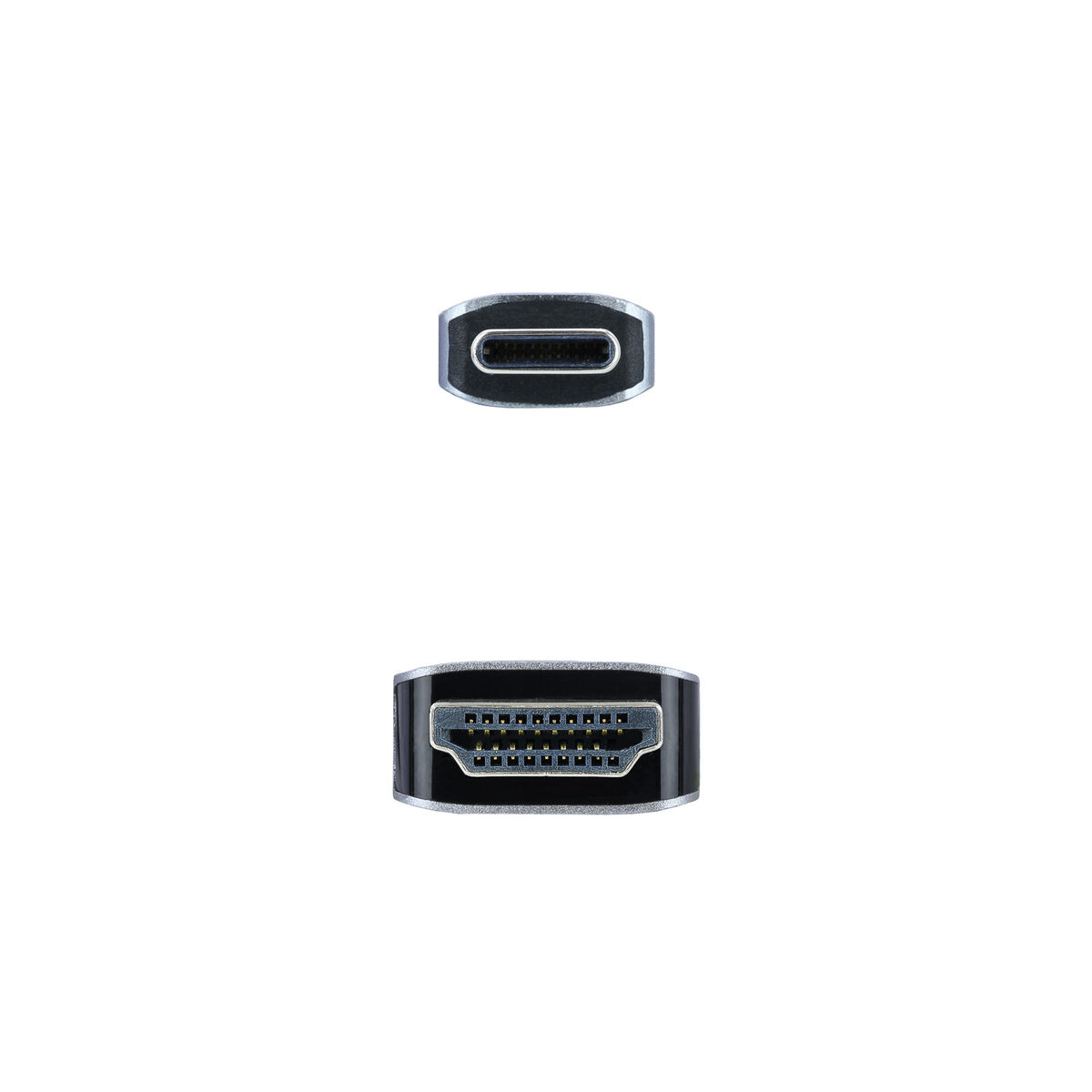 Cable USB-C a HDMI NANOCABLE 10.15.5102 1,8 m Negro