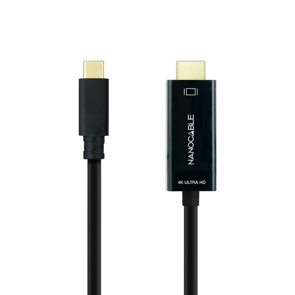 Cable USB-C a HDMI NANOCABLE 10.15.5102 1,8 m Negro