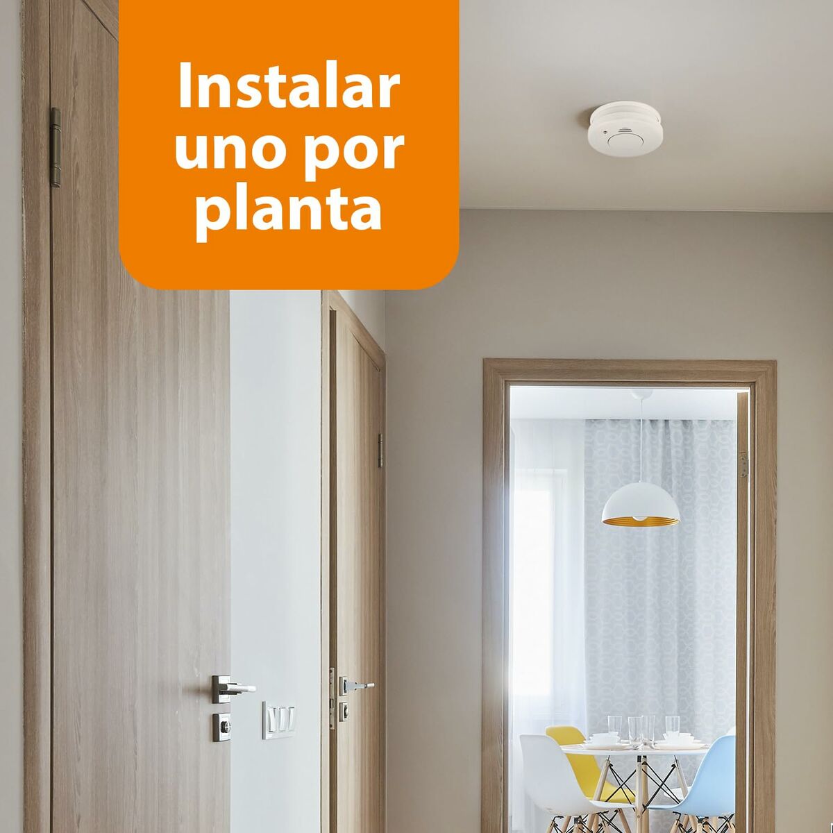 Detector de Humo Smartwares 10.100.41 (4 Unidades)