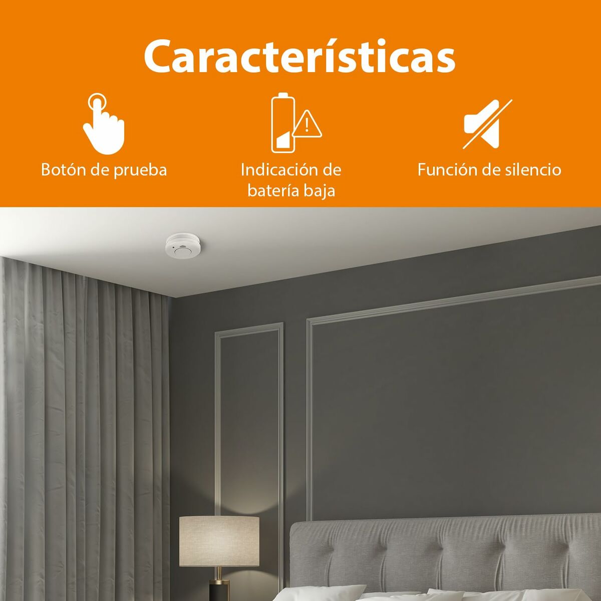 Detector de Humo Smartwares 10.100.41 (4 Unidades)