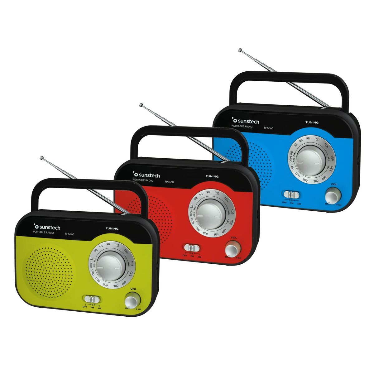 Radio Transistor Sunstech RPS560 800 mW Verde