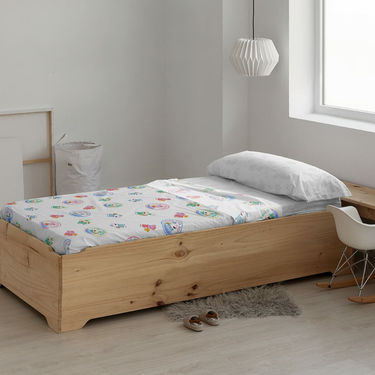 Funda Nórdica Peppa Pig Sea Multicolor 175 Hilos 140 x 200 cm