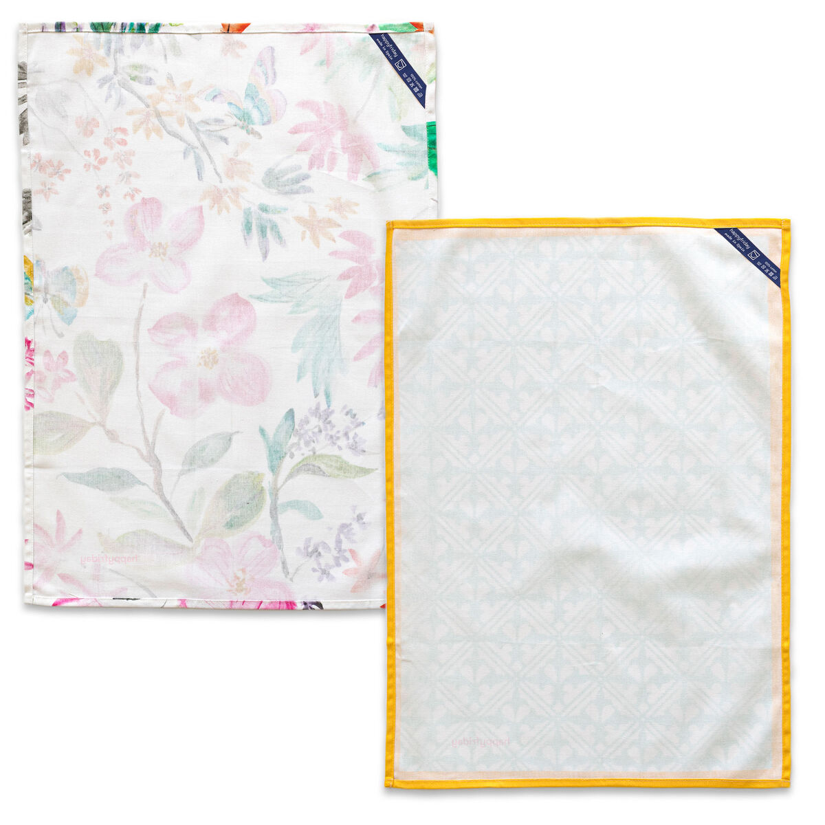 Paño de Cocina HappyFriday Enchant Multicolor 70 x 50 cm (2 Unidades)