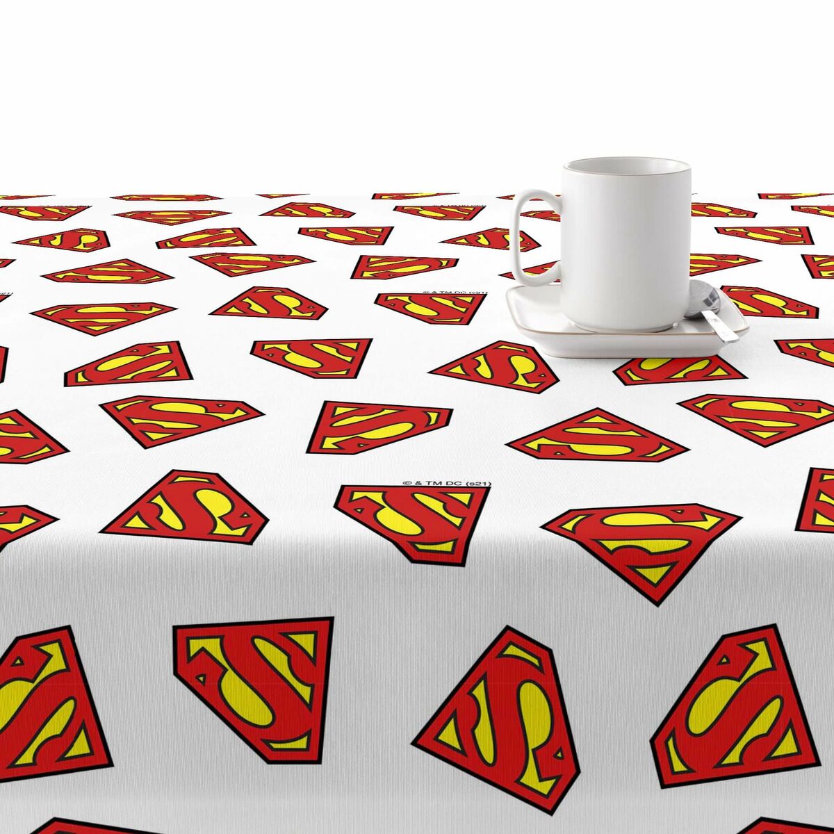 Mantel antimanchas Belum Superman Blanco 250 x 150 cm