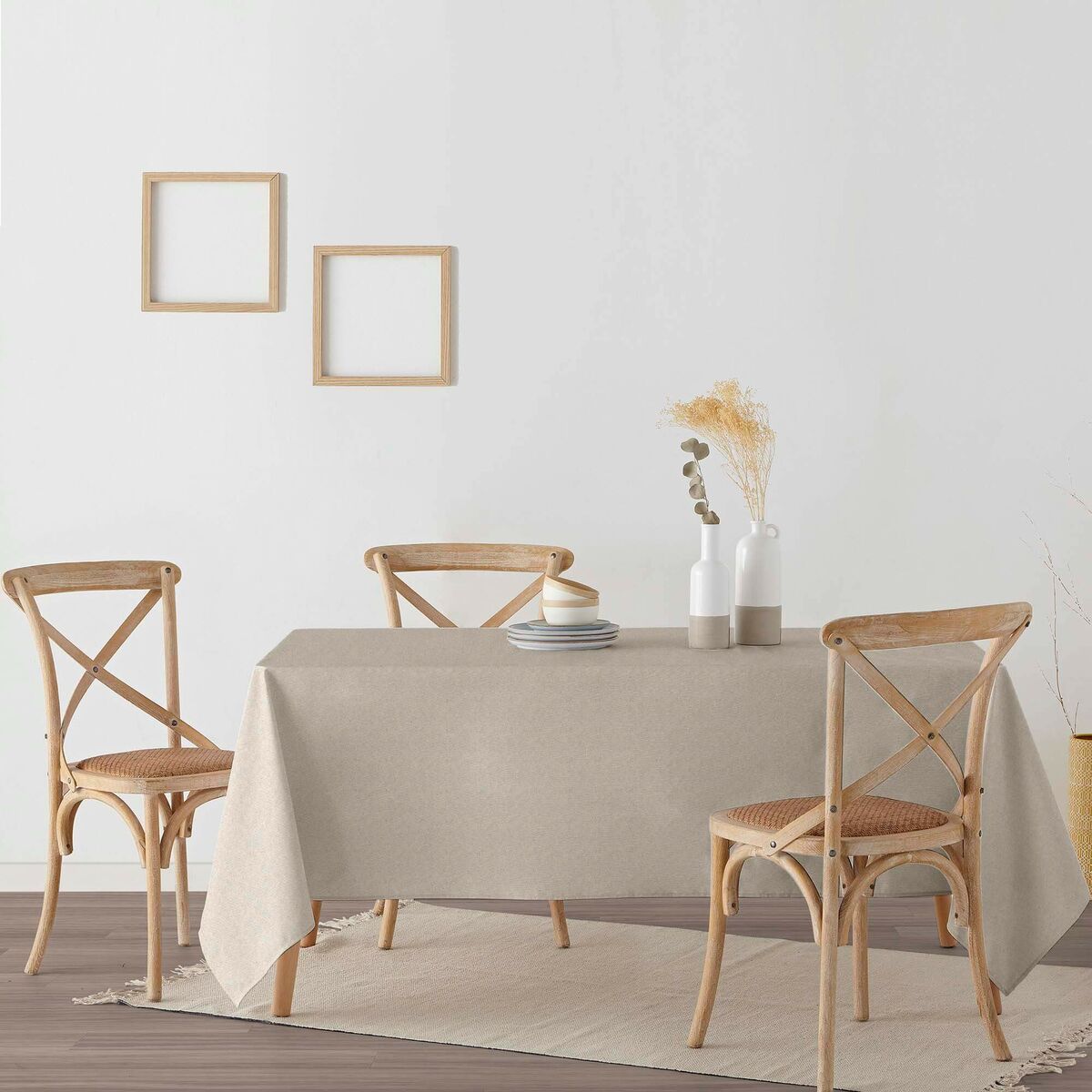 Mantel antimanchas Belum Liso Lino 180 x 200 cm XL