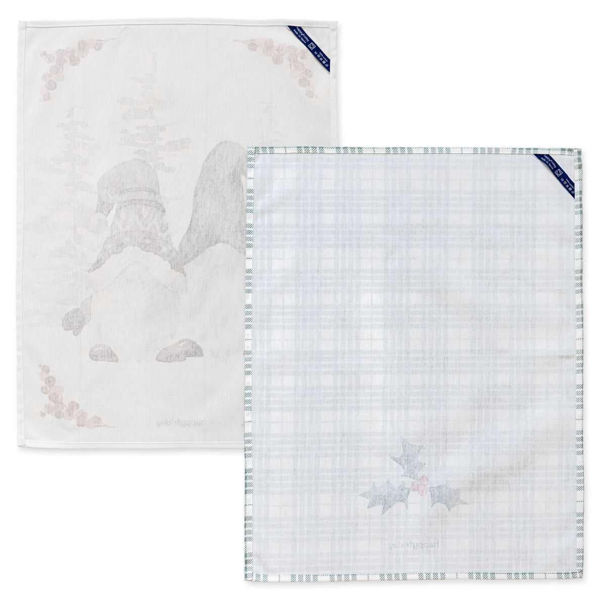 Set de Paños HappyFriday Xmas Gnomes  Multicolor 70 x 50 cm 15 x 1 x 38 cm (2 Piezas)