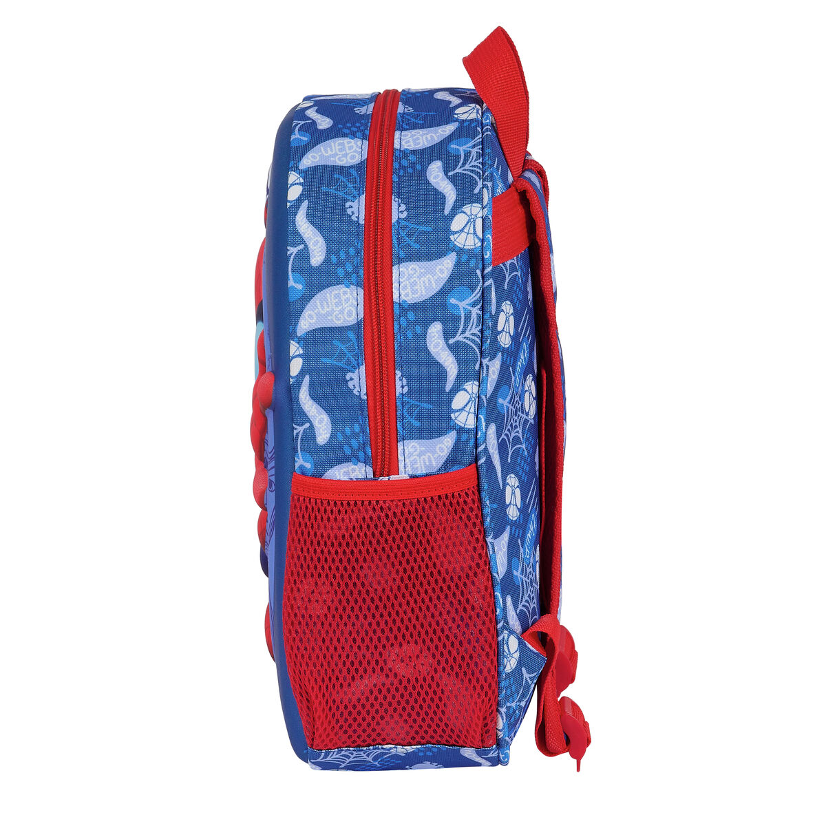 Mochila Escolar 3D Spider-Man Rojo Azul marino 27 x 33 x 10 cm