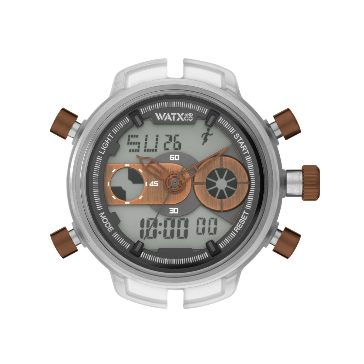Reloj Unisex Watx & Colors RWA2721  Gris (Ø 49 mm)