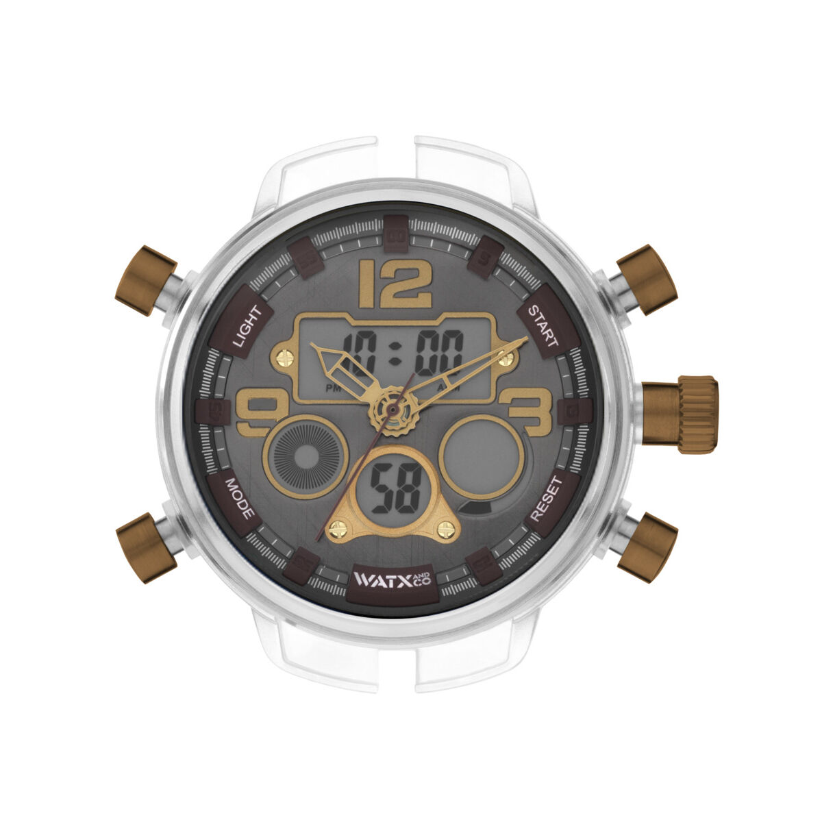 Reloj Unisex Watx & Colors RWA2820 Marrón (Ø 49 mm)
