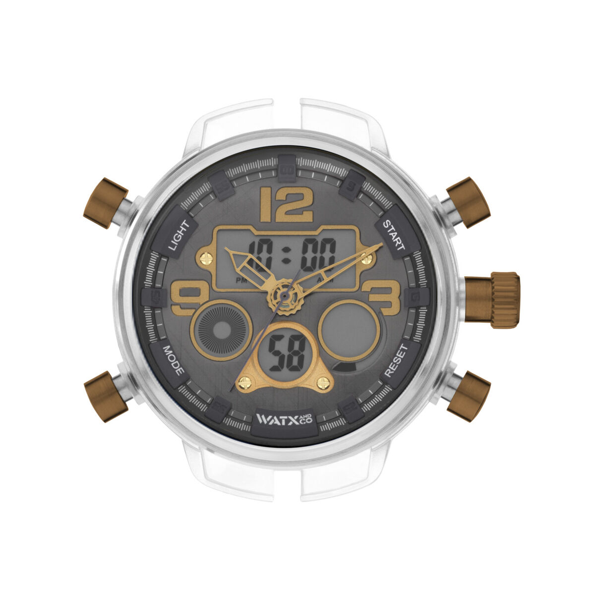 Reloj Unisex Watx & Colors RWA2821  Gris (Ø 49 mm)