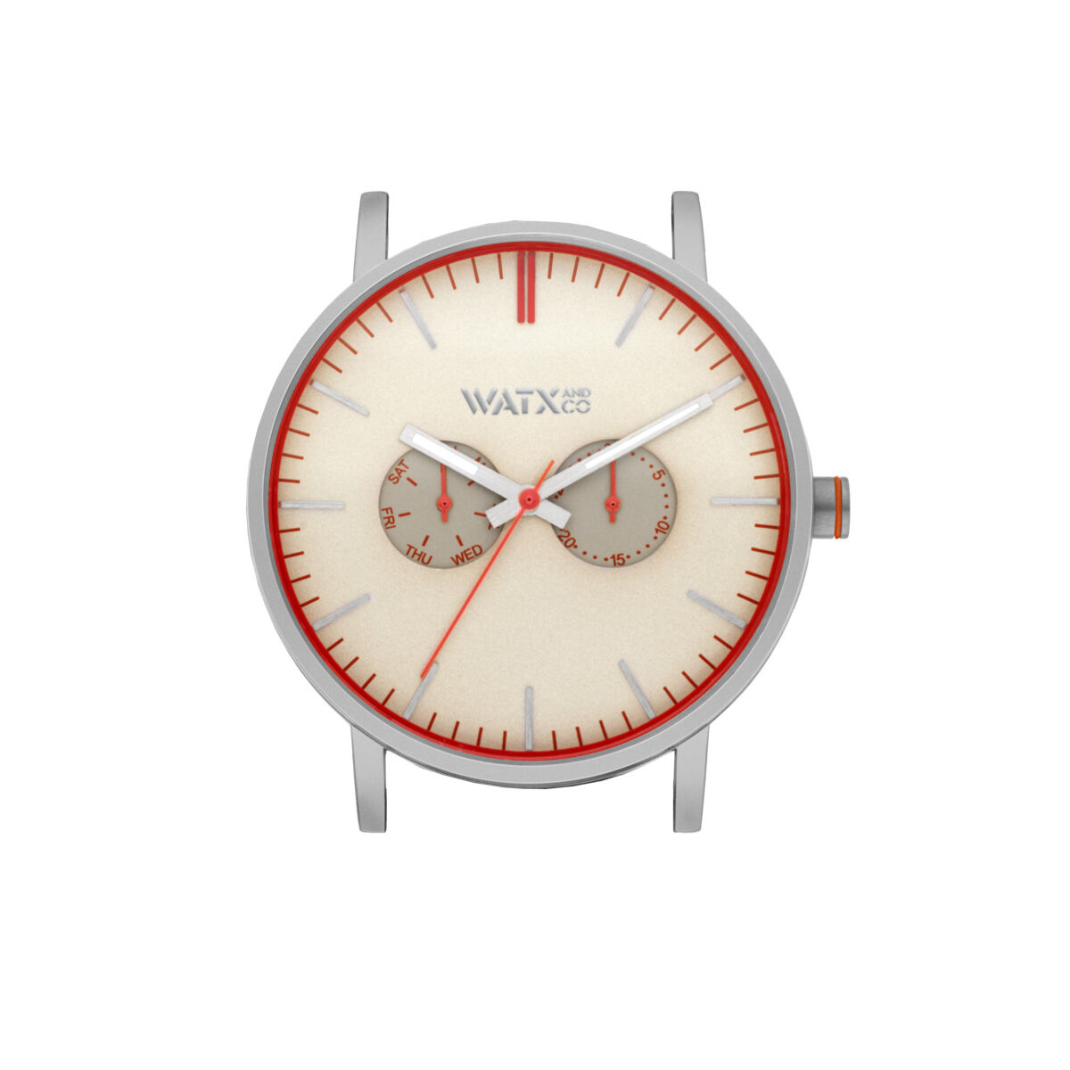 Reloj Unisex Watx & Colors WXCA2711 Dorado Plateado (Ø 44 mm)