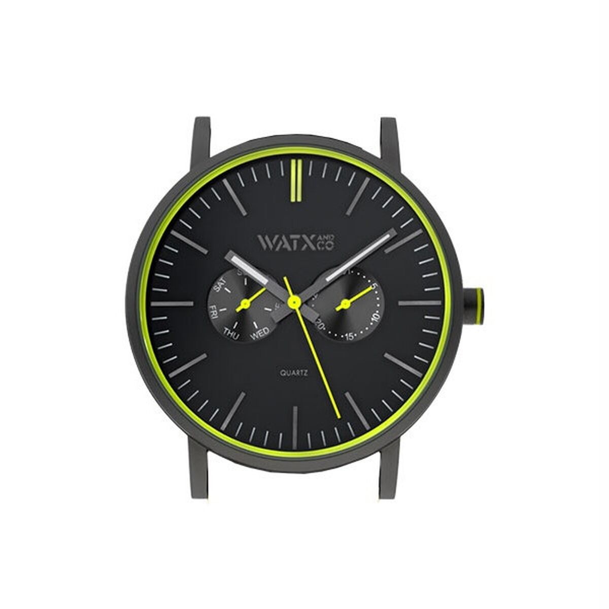 Reloj Unisex Watx & Colors WXCA2729 Negro (Ø 44 mm)