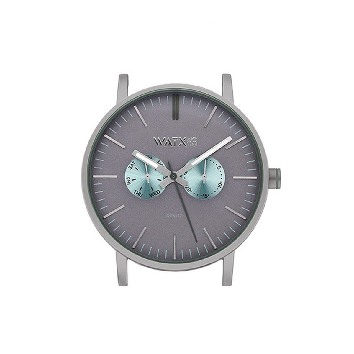 Reloj Unisex Watx & Colors WXCA2734  Gris Plateado (Ø 44 mm)