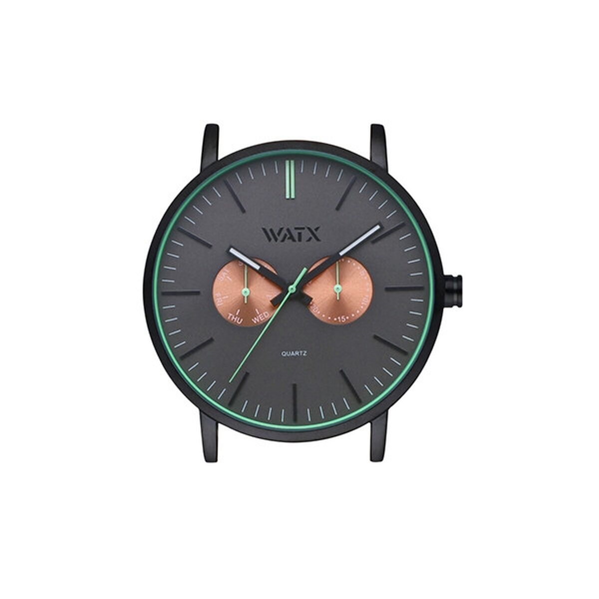 Reloj Unisex Watx & Colors WXCA2723  Negro Gris (Ø 44 mm)