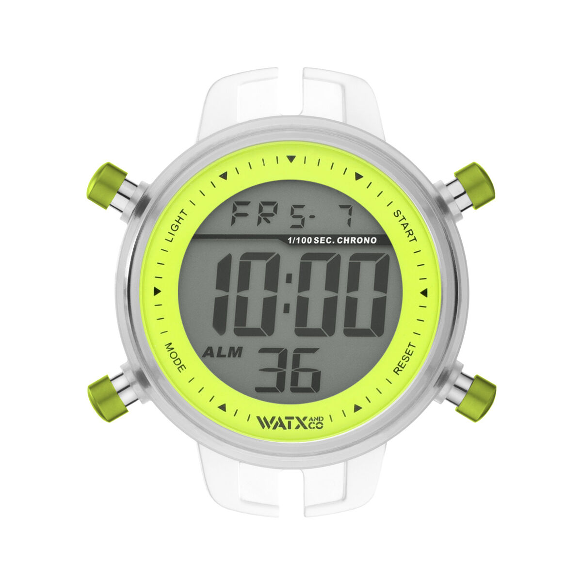 Reloj Unisex Watx & Colors RWA1126  Amarillo (Ø 43 mm)